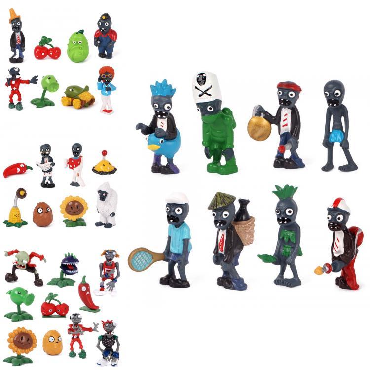Decorate Your Easter With Plants Vs Zombies Series Egypt Private Wild West Pvc Toy Action Figures Set New