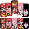 Для iPhone 16 15 Xiaomi Redmi Note 13 12 11 Pro Max X 9 14 XR Samsung Galaxy A15 S24 S23 Plus Huawei OPPO Роскошный чехол для телефона Микки Минни Маус