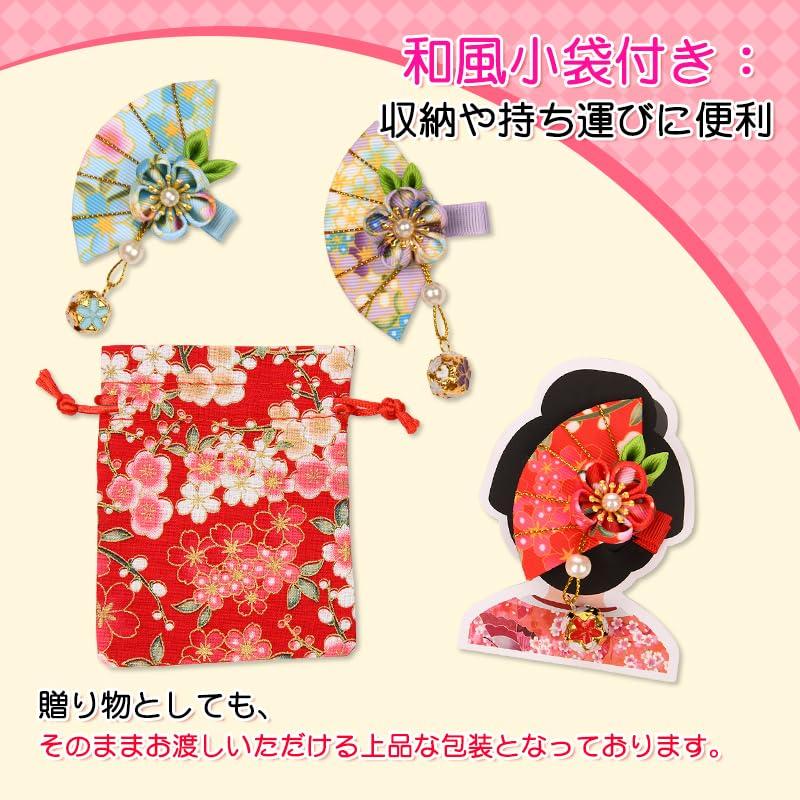 OTAKUMARKET Украшение для волос, в японском стиле, для Сити-Го-Сан, Юкаты и Хакамы, Кимоно, Выпускного, Церемонии совершеннолетия и Фурисоде, Дети,