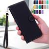 Кожаный флип-бумажник ярких цветов для Xiaomi Redmi Note 12 11 Pro 12S 11S 11A A1 Plus Poco C55 C40 M4 X4 X5 Pro 5G 4G, мягкий силиконовый чехол
