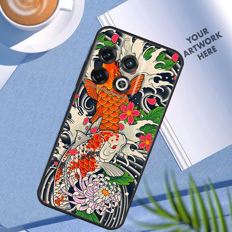 Чехол Ying Yang с рыбками Кои для OnePlus 11 12 9 10 Pro 10R 9R 8T 10T 12R Nord N10 N20 N30 2T CE4 CE 2 3 Lite
