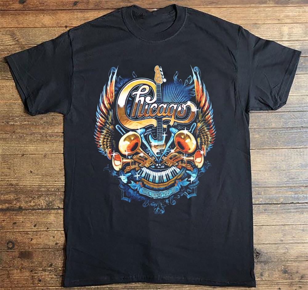 Chicago band shirt tour 2022 Black All Size Short Sleeve Cotton Unisex T-Shirt