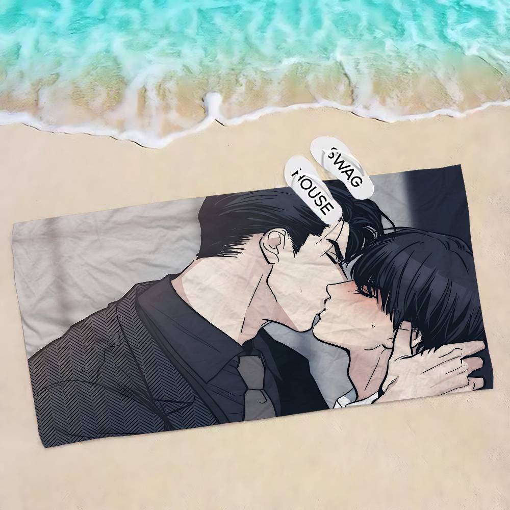 bl Anime payback Beach Towel Colorful Bath Towels for Girl Microfiber Quick Dry Sand Free Beach Yoga Spa Gym Pool
