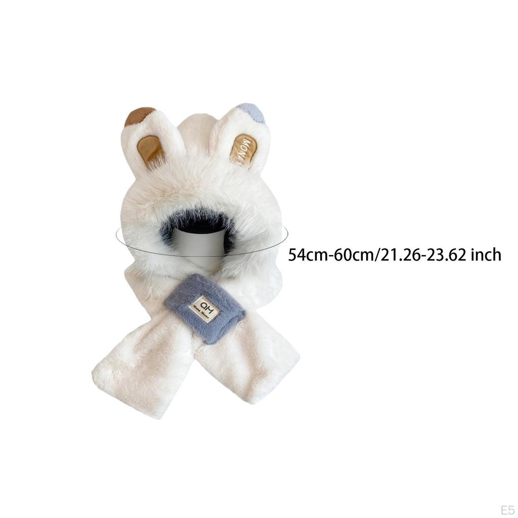 Winter Hat Scarf Adorable Beanie Headgear Windproof Comfortable Costume Hats