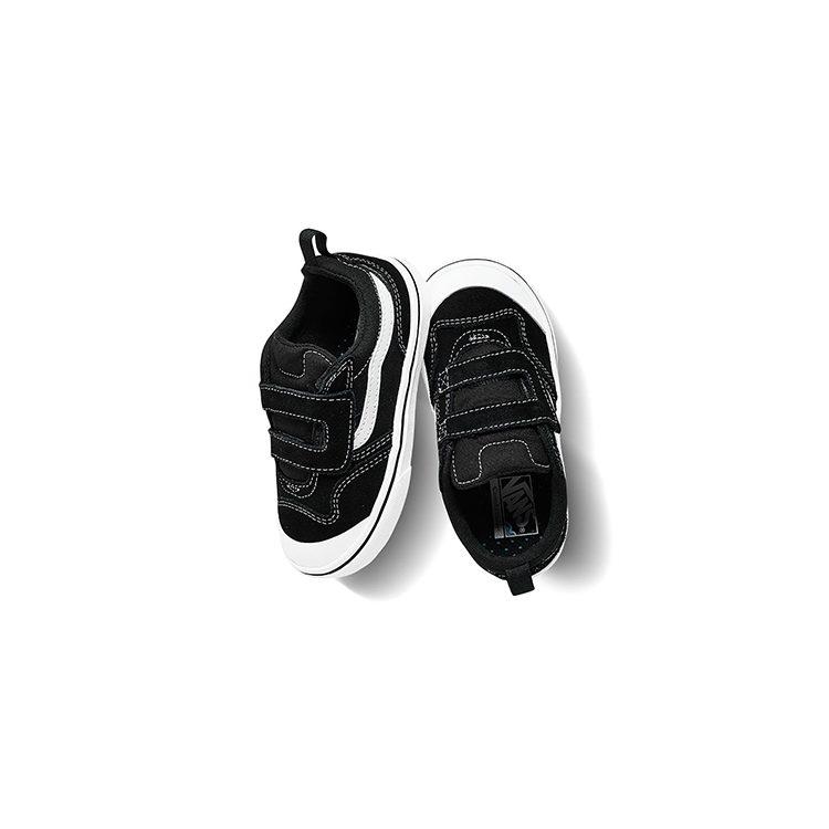 Vans Comfycush New Skool V Низкие кроссовки для малышей Черно-белые Младенцы и малыши VN0A4TZH6BT