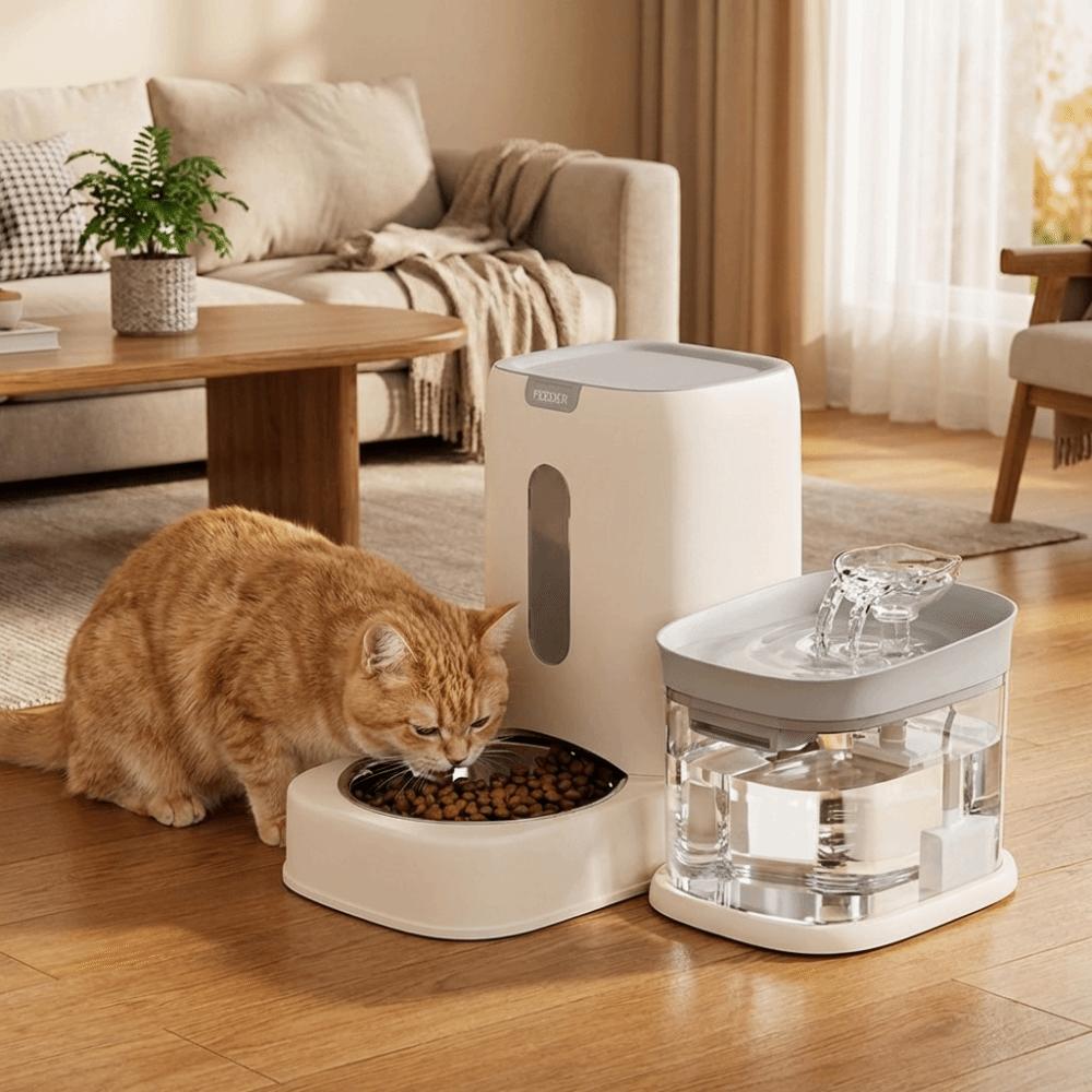 Mute Pump Cat Drinking Fountain Removable Automatic Water Dispenser for Dogs Cats