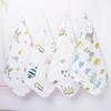 1 шт. 30*30 см Детское банное хлопковое полотенце для малыша из чистой хлопковой марли Мягкое с мультяшным рисунком Банное Слюнявчик для кормления