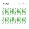 20PCS/Set Music Note Music Shape Paper Clips Durable Stationery Music Note Metal Paper Clips Creative Metal