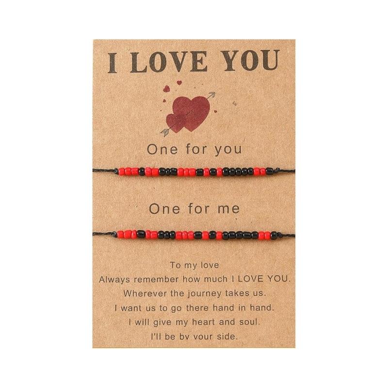 Браслет JYL TS Богемский плетеный азбукой Морзе с карточкой Призывает Тайну и Связь