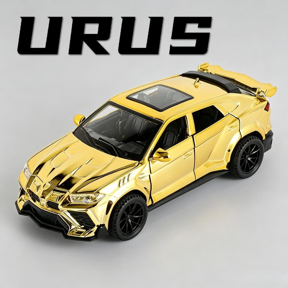 1:32 Lambor Urus Sian Модель Спортивного Автомобиля Игрушка Металлическая Литая Двери Открываются Суперкары Симулированная Модель Салона Украшения для Дома