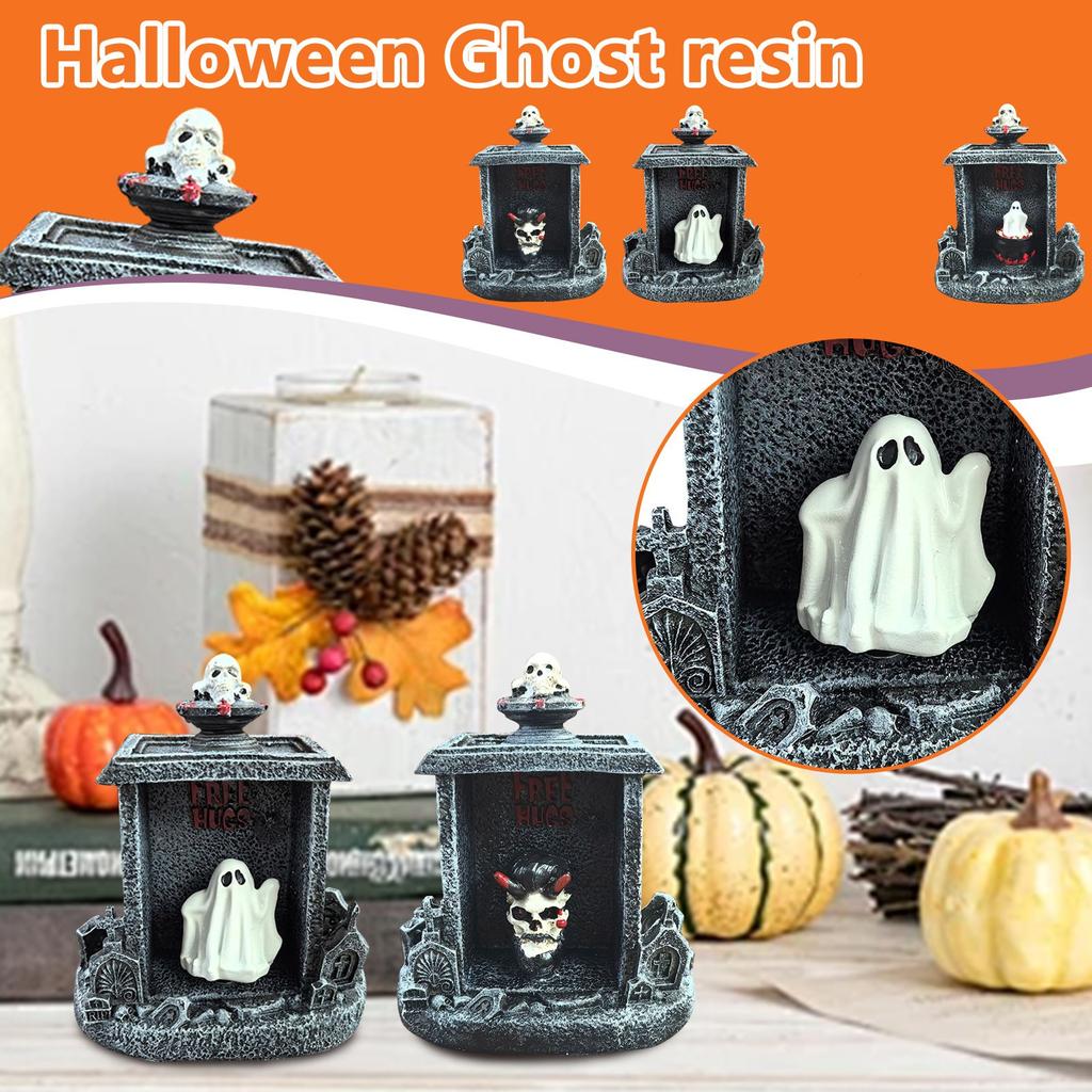 Хэллоуин Фестиваль Тыквы Скелет Украшения Украшения Черепа Изделия из Смолы Маленькие Украшенияn