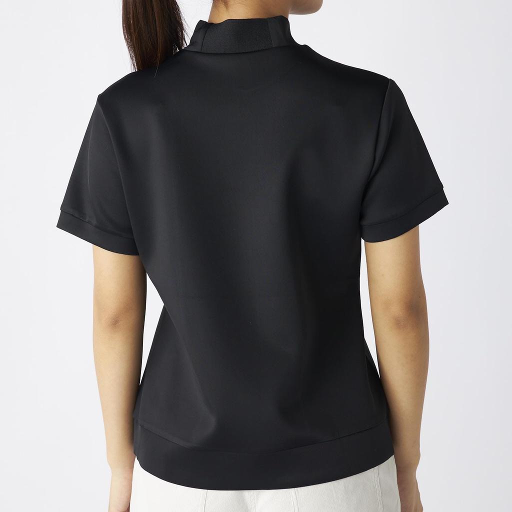 Женская футболка Marie Claire с коротким рукавом и воротником-стойкой, охлаждающая, с защитой от УФ-лучей 715622W, защита, прикосновение, черный,