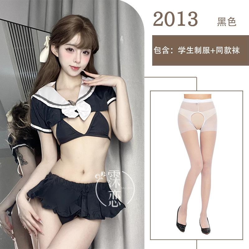Sexy lingerie cute pure desire student uniform suit sexy nightclub miniskirt cosplay school girl outfit