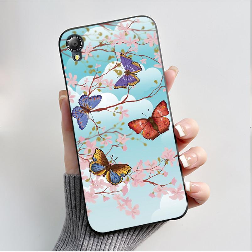 For Asus Zenfone Live (L1) ZA550KL Case Soft Silicone Black Shell Cover Funda Cute Flower Cartoon Printing Phone Casing Capa