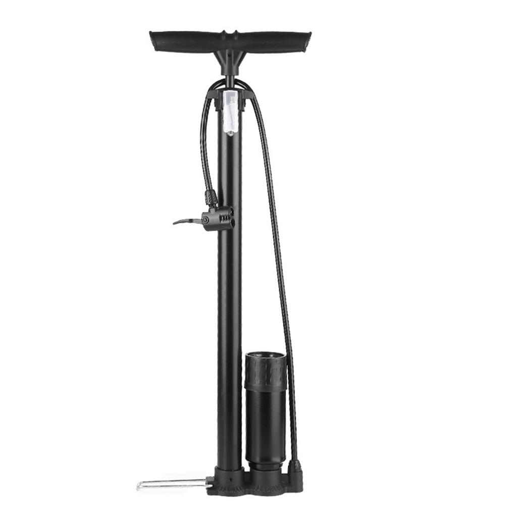 Bike Pump High Pressure Bicycle Floor Pump Stainless Steel Bike Tire Pump Portable Basketball Pump