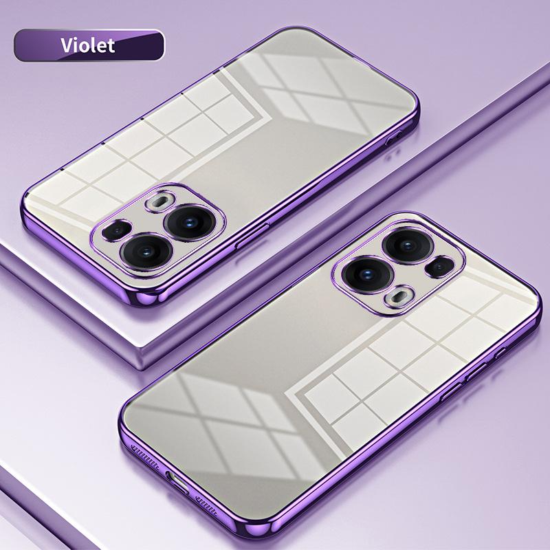 Подходит для OPPO Reno15Pro гальванизированный чехол для телефона с блестками Reno14Pro прозрачный Reno13 защитный чехол