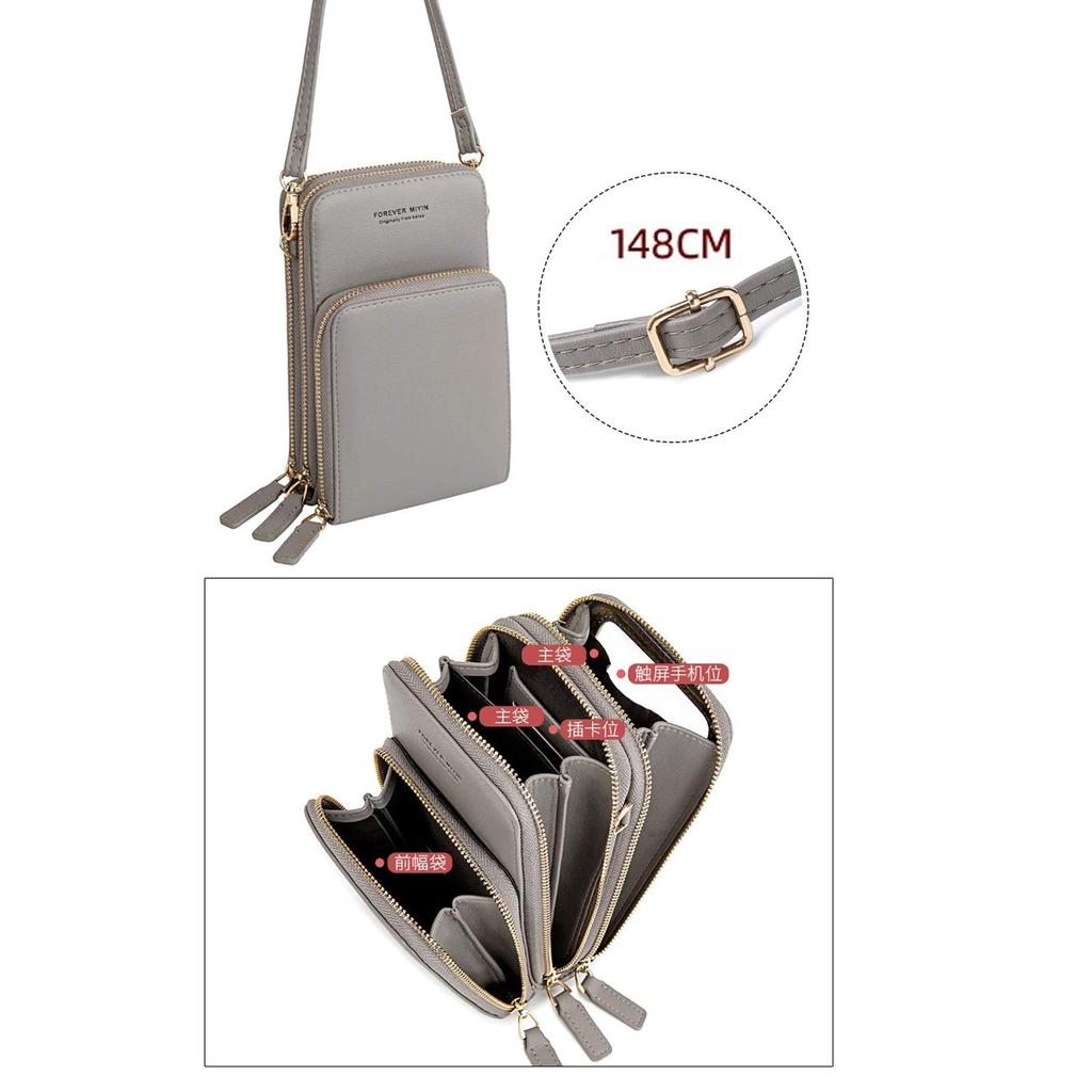 2021 Новый многофункциональный чехол для смартфона Чехол для смартфона с наплечной сумкой Чехол для мобильного телефона для карт и мелких предметов Сумка-чехол большой вместимости Наплечная сумка