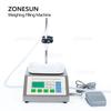 ZONESUN ZS-DP611W Semi-Automatic Diaphragm Pump Liquid Weighing Filling Machine For Beverage Water Essential Oil Perfume