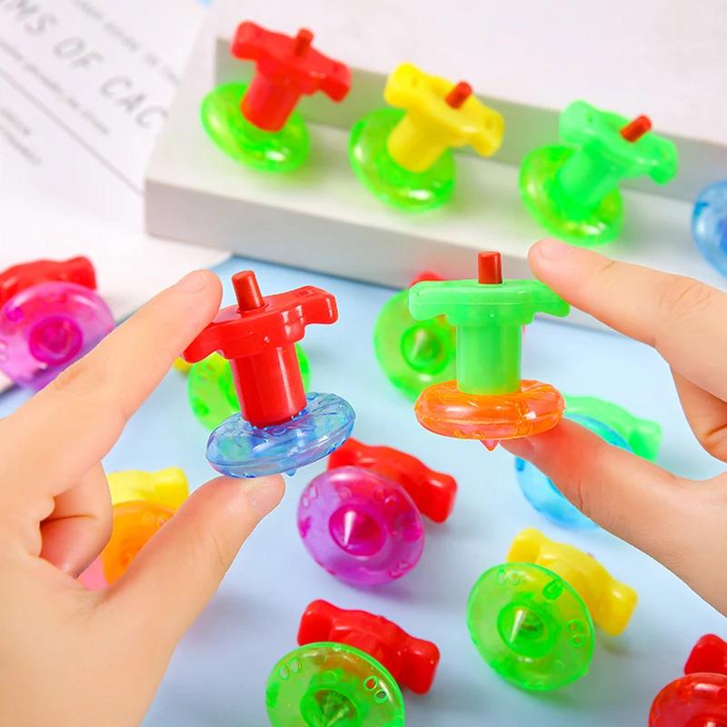 10 Pcs Mini Torsion Speed Gyro Spinning Toys Kids Birthday Party Favors Classroom Rewards Christmas Gift
