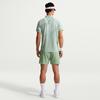 Men's Nike Dri-Fit Polo Shirts Men's Mild Gray Green/Slight Green/Black Lapel Moderate Other