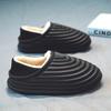 Men's Slippers Indoor Heel Covering Non-Slip Couple Women Home Shoe Platform Warm Shoes for Men Waterproof Slipper Add Velvet