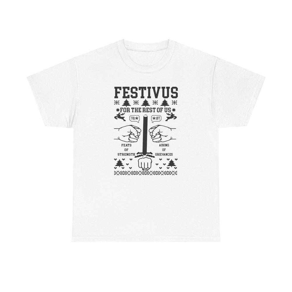 Ugly Christmas T-Shirt Unisex T-shirt Tee Festivus, Holiday Gift Funny Festivus Shirt