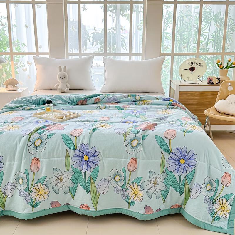 Southern Life Cool Touch Floral Summer Quilt