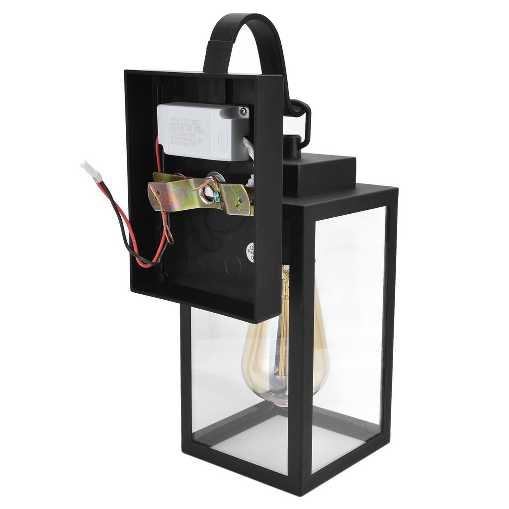 Induction Wall Lamp Retro Dusk to Dawn Wall Mount Light Fixtures Motion Sensor Porch Lantern for