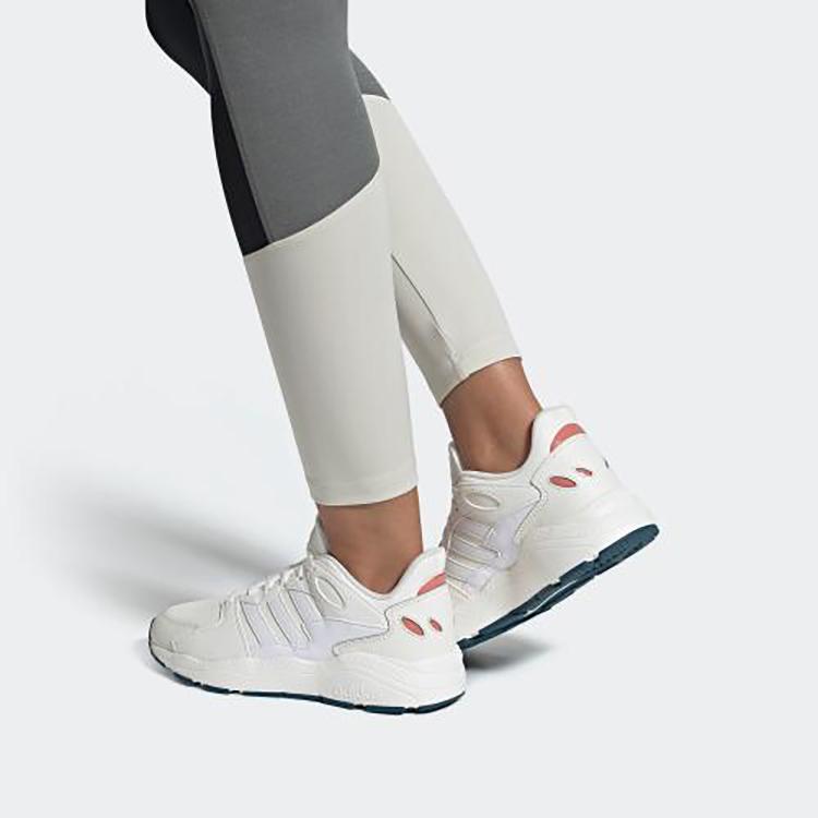 Adidas Neo Crazychaos Slip Resistant Lightweight Low Top Sports Casual Shoes Women Sneakers White EF1323