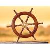 Handcrafted Nautical Wall Decor Ship Wheel - Rosewood Home Decor Hangings Pirated Wheel - A Perfect Thing for Your Room Decor | House Decor