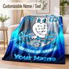 Фланелевое одеяло с индивидуальным текстом, принт Sheffield Wednesday FC, теплое и уютное одеяло, постельное белье для дивана и кровати