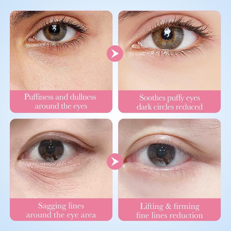 Sakura Eye Mask 80г SADOER Коллагеновая увлажняющая и увлажняющая маска для глаз