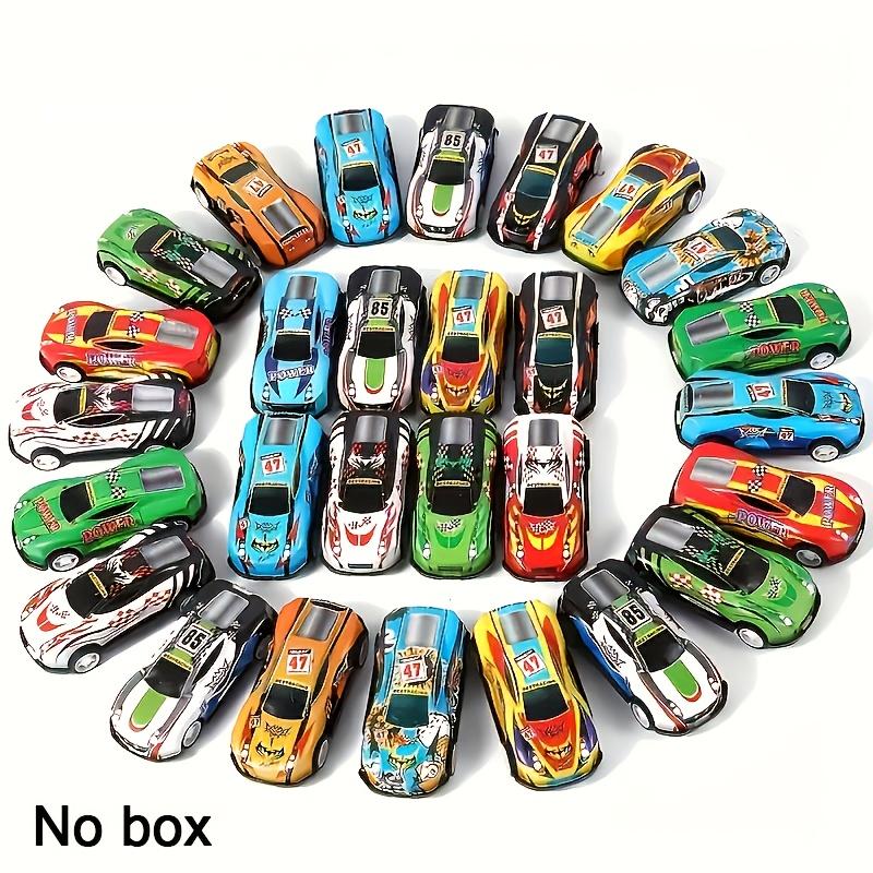 Mini Alloy Toy Cars Set with Storage Box Pull Back Vehicles for Kids