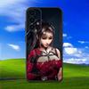 Игровой чехол S-Stellar Blade для Samsung Galaxy A13, A21s, A22, A31, A32, A52, A53, A71, A80, Мягкий черный корпус