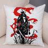 Чехол для подушки в японском стиле Ink Warrior для дивана, дома, с двойным принтом, декор, красивый пейзаж, наволочка для девочки, мягкий плюшевый чехол для подушки,(10)