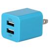 Цвет 2 порта USB Выход 5 В Настенное зарядное устройство Вилка Дорожный адаптер питания Телефон