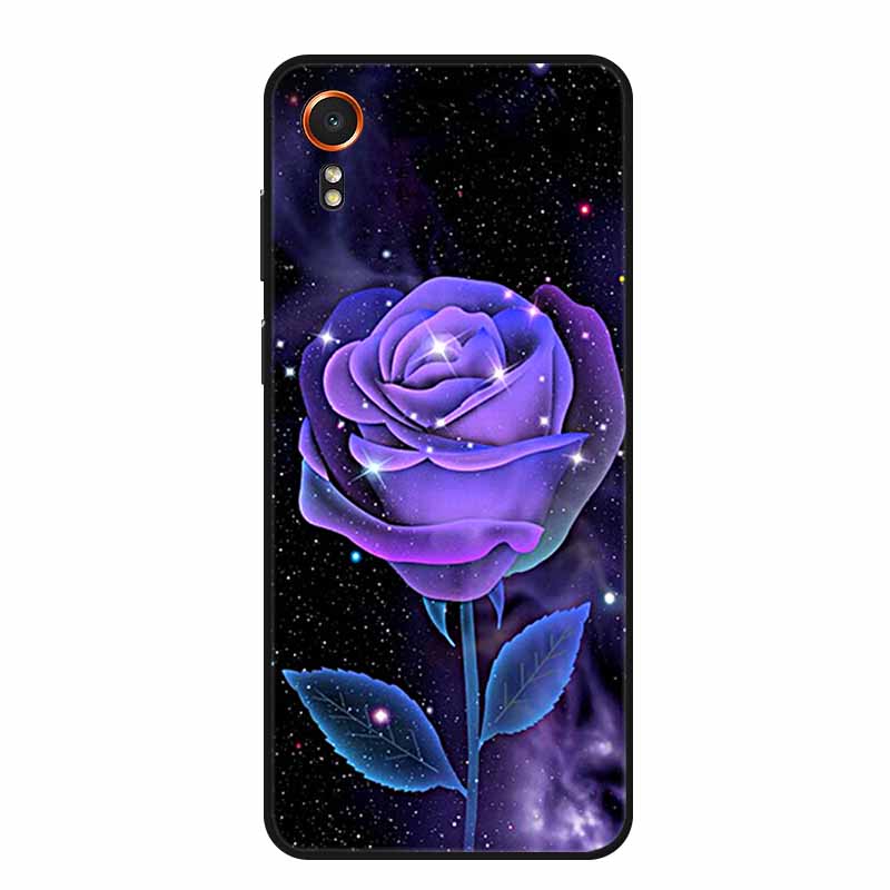 For Samsung Galaxy Xcover7 Case Black Silicone Soft Back Cover Case For Samsung Xcover 7 Phone Case Cover X Cover 7 6.6" Funda