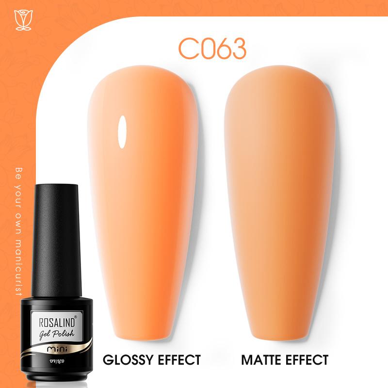 ROSALIND Nail Gels 109 Color Nail Polish Gel Varnish Semi Permanent Gel Nail Polish Soak Off UV Gel Polish Manicure Art Gel For Nail Art Design