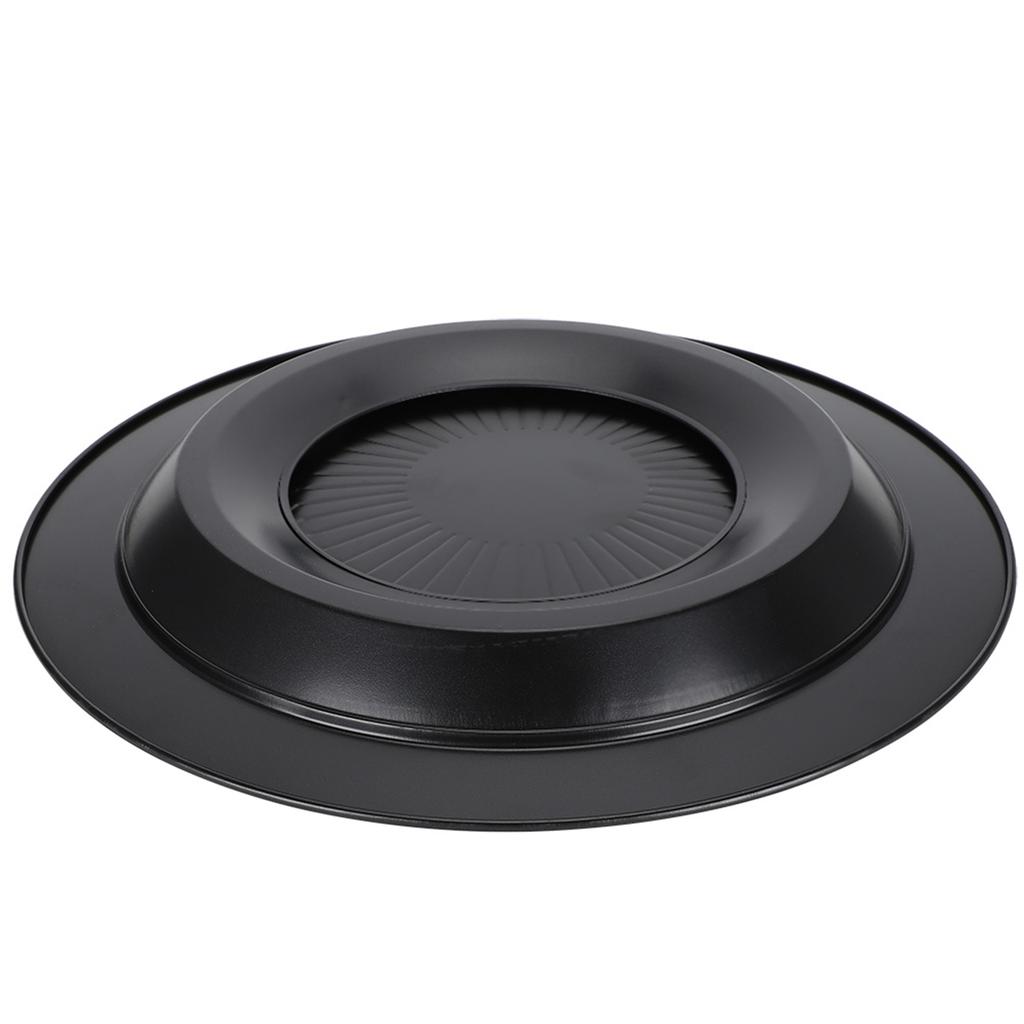 Household Barbecue Pan Smokeless Round Nonstick Baking Tray BBQ Roasting Tray Kitchen Utensils