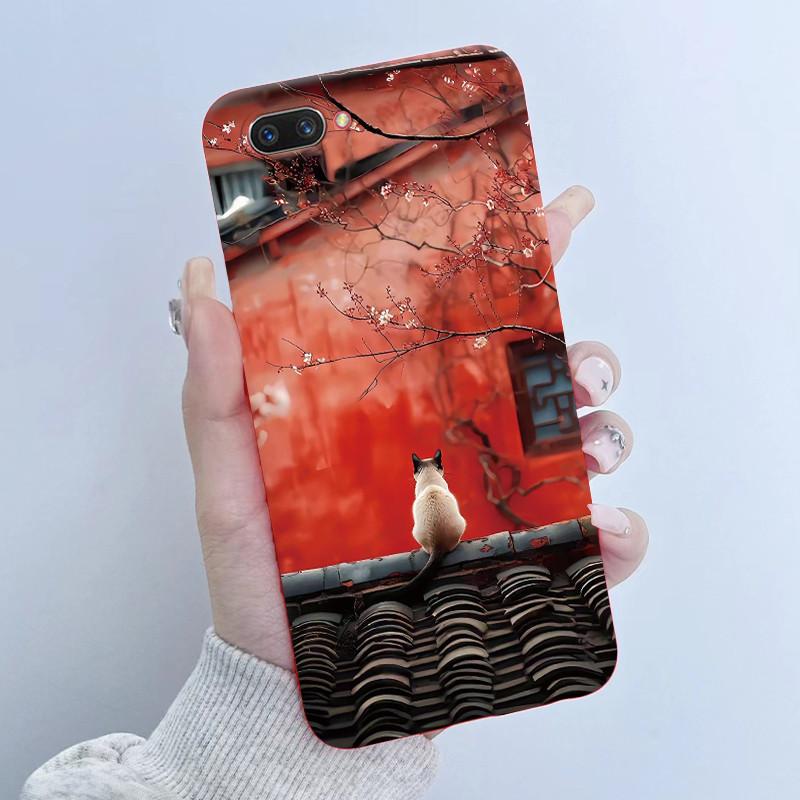 For OPPO A3S Phone Case OPPOA3S Butterfly Flower Girls Design Soft Silicone TPU Back Housing for OPPO A12E A5 AX5 A 3S Covers