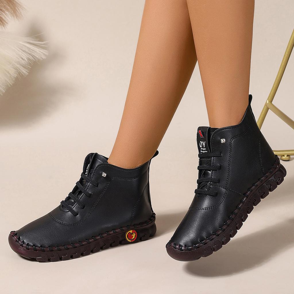 Женская обувь удобная и дышащая, обувь с высоким верхом, весенне-летняя ручной работы с мягкой подошвой