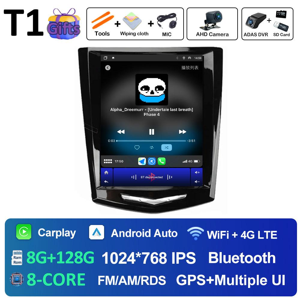 Для Cadillac ATS XTS CTS SRX 2013 2014 2015 2016 DSP Стерео Беспроводной Carplay Android Auto 2.5D Сенсорный экран Головное устройство Не 2 DIN