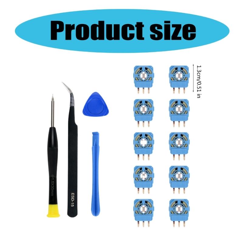 Потенциометр Контроллер Замена Резистор-подстроечник с Отверткой Пинцетом Лопаткой Модуль Стика