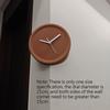 BEPAN Декоративные часы Без сверления Внутренние и наружные углы Гостиная Простые бесшумные настенные часы Ощущение технологии Арт-декор