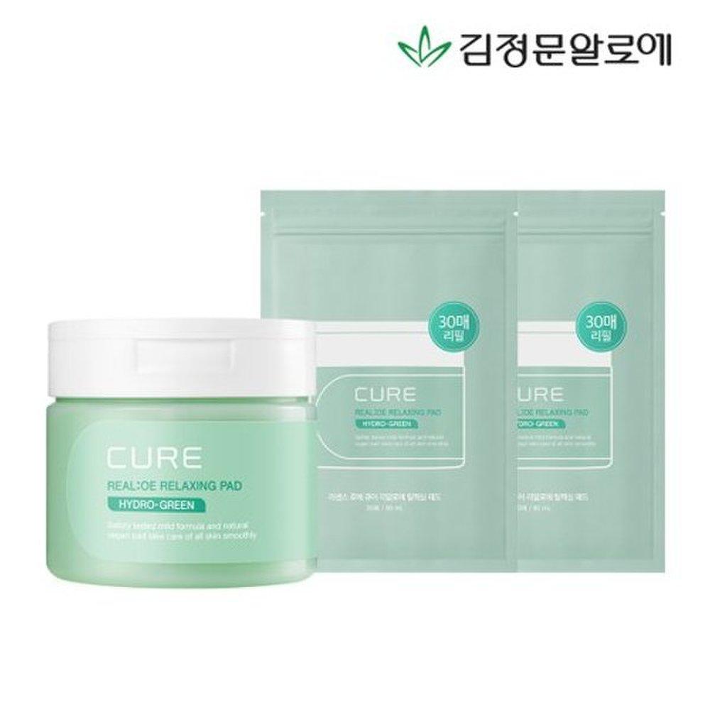 CURE 1 расслабляющий тонер-пэд + 2 рефилла (всего 120 листов)