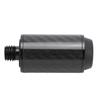 2in Carbon Fiber Pool Cue Wear Resistant Long Lasting Easy to Install Extension Billiard Stick Extender for MEZZ Pool