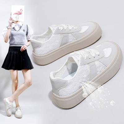 INS белые туфли для студентов, корейский стиль, женская модная летняя новая дышащая повседневная обувь на платформе, увеличивающая рост, Street Shot Z885