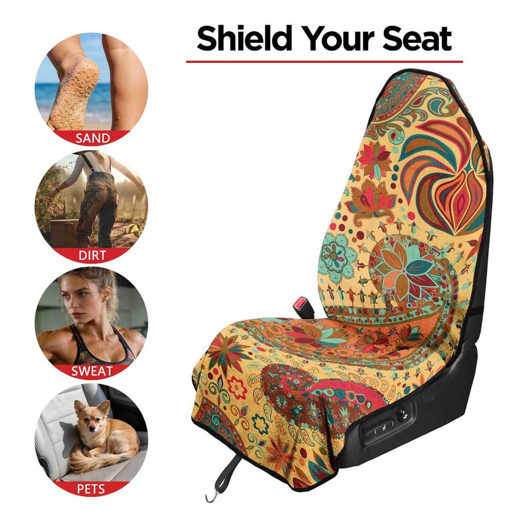 Universal Car Seat Towel Cover - All-Season Gym & Exercise Protector