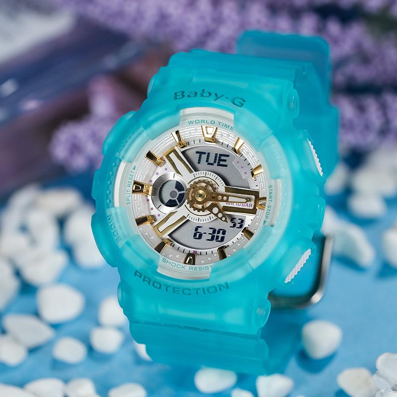 Casio Женские часы BABY-G Серые BA-110SC-2APR-
