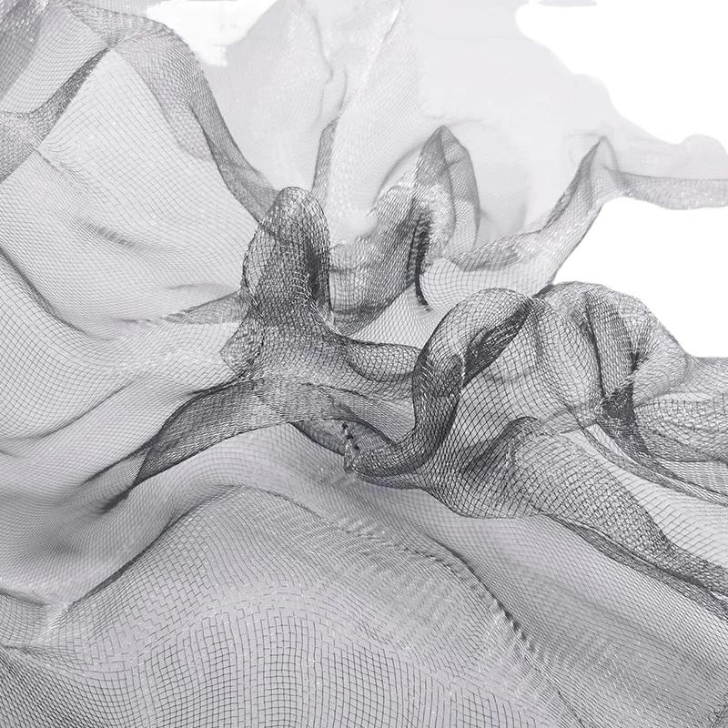 1x1m Designer Metalic Fabric Art Material Cloud Shape Hard Metallic Fabrics DIY Sewing Flexible Wire Mesh Home Decor
